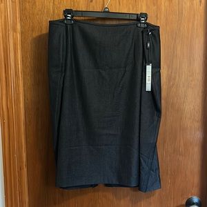 Tahari ASL Denim Blue Skirt